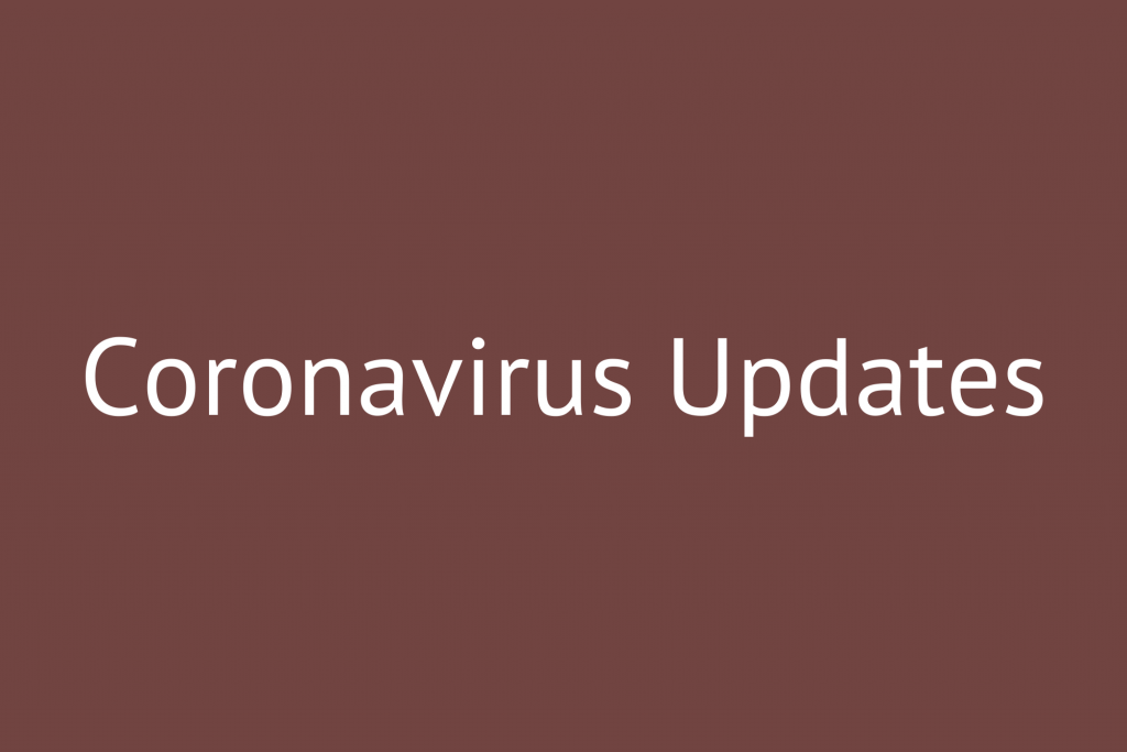 Coronavirus Updates – March 2020